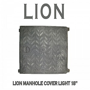 LION MANHOLE COVER LIGHT 18